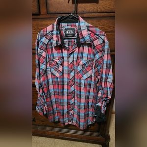 Buckle Black button up